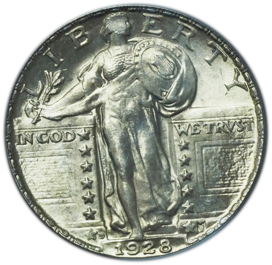 1928-D Standing Liberty Quarter MS63 PCGS OGH