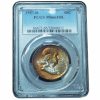 1957-D Franklin Half Dollar MS66 FBL PCGS Incredible Toning