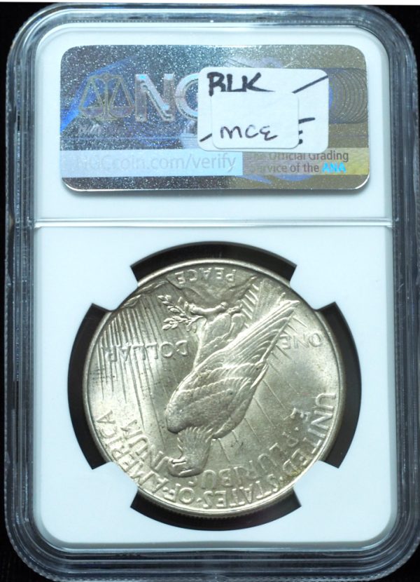 1934 Peace Dollar MS62 NGC