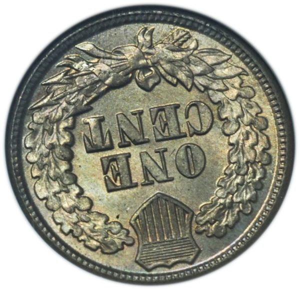 1861 Indian Head Penny MS64 ANACS Old Soapbox