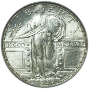 1917-D Standing Liberty Quarter Type 1 MS64FH PCGS