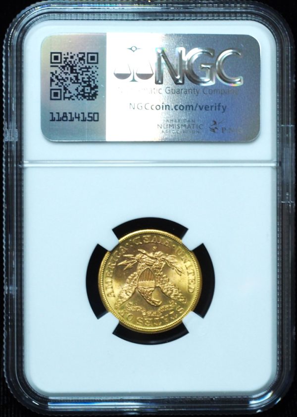 1885-S $5 Gold Liberty Half Eagle MS65+ NGC