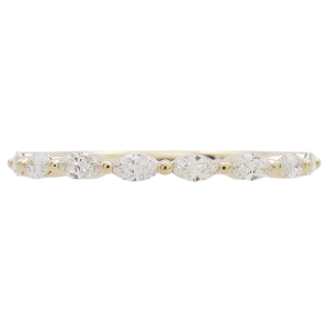 .30ctw Marquise Diamond Half Stack Band 14K (1)