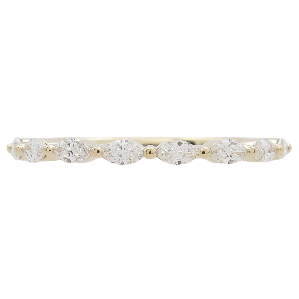 .30ctw Marquise Diamond Half Stack Band 14K