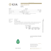 4.77ct Pear Emerald GIA