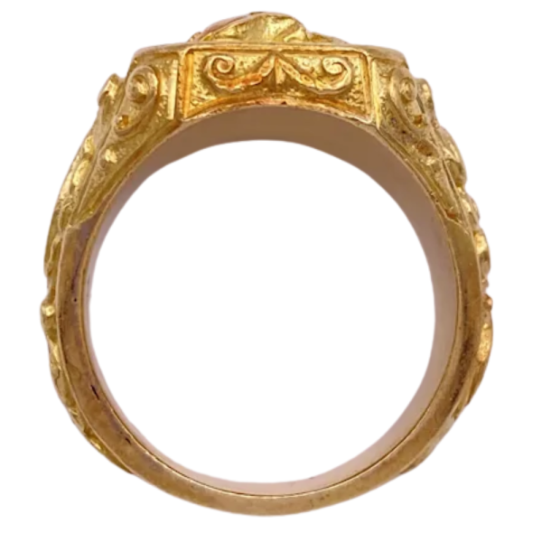Ancient Roman Revival Men's Ring 21K (3)