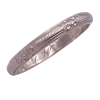 Art Deco Wedding Band with Floral detail 18K (1)