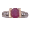 Gelin Abaci 1.95ctw Natural Ruby Tension Set Ring 14K (2)
