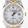 New (Unworn) Rolex 36MM Datejust (2025) Two Tone #126233 Front Close