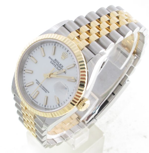 New (Unworn) Rolex 36MM Datejust (2025) Two Tone #126233 Left