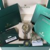 Pre-Owned Ladies Rolex 28MM Datejust (2024) Two Tone Model 279173 b and p inside