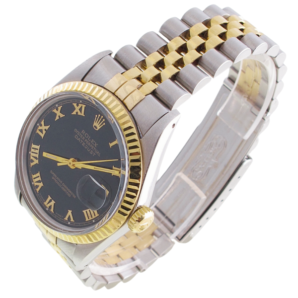 Pre-Owned Rolex 36MM Two Tone Datejust (1988) 16013 Left