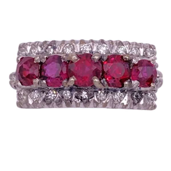 Retro 1.52ctw Ruby Ring 18K (2)