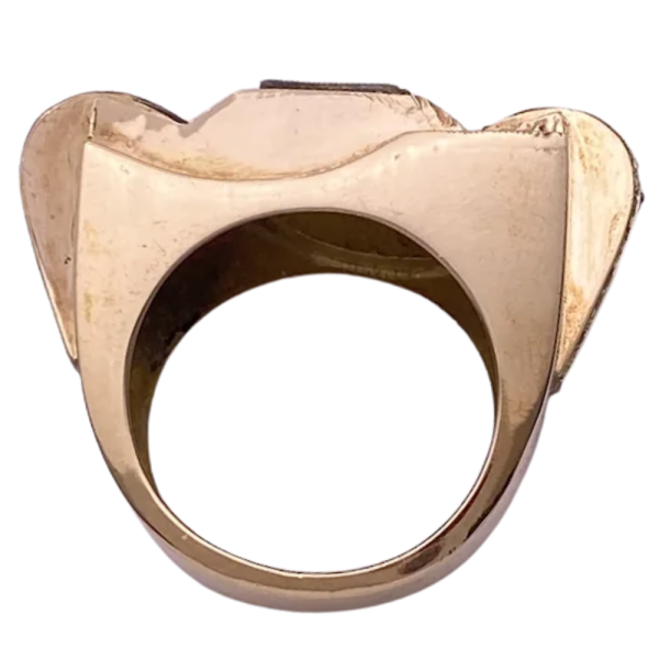 Retro 2.02ctw Ruby & Diamond Statement Ring 14K (3)