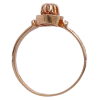 Victorian Revival Three-Stone Diamond Ring 14K