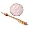 Victorian Seed Pearl Arrow Brooch Pin 14K Gold size