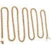 Vintage Double Link Necklace 14K Gold 30.5 Length full