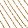 Vintage Rope Chain Necklace 14K Gold 24 Length