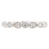 0.30ctw Pear & Round Diamond Band Ring 14K White Gold