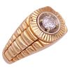 0.33ct Diamond Solitaire Rolex Inspired Ring 14K Gold side