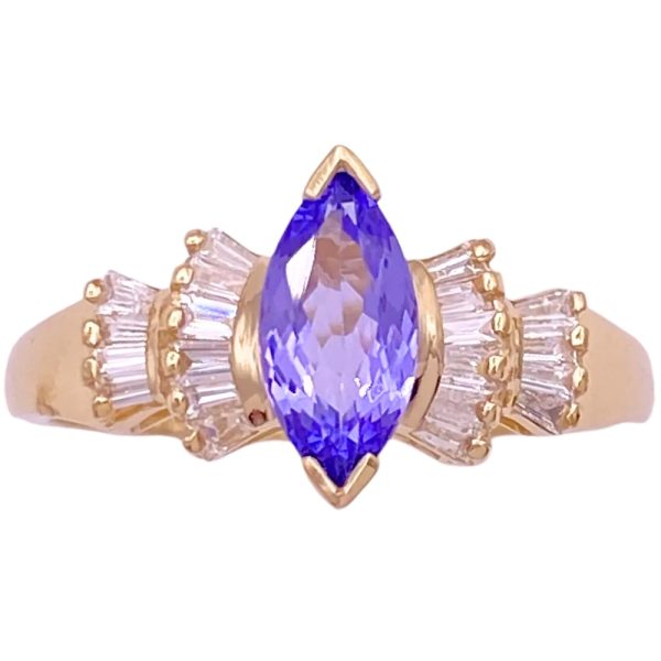 1.25ctw Tanzanite Ring 14K Gold