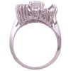 2.72ctw White Sapphire Ring 14K White Gold profile