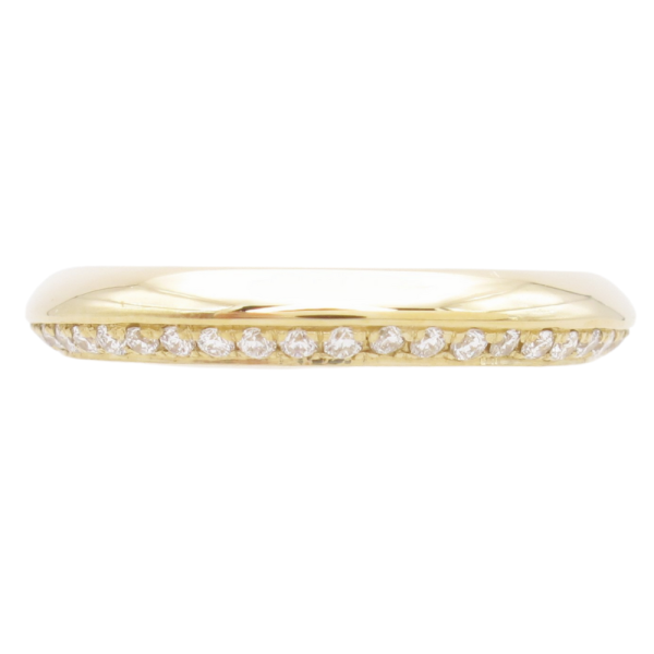 .32ctw Diamond Half Pave Eternity Band Ring 14K Gold