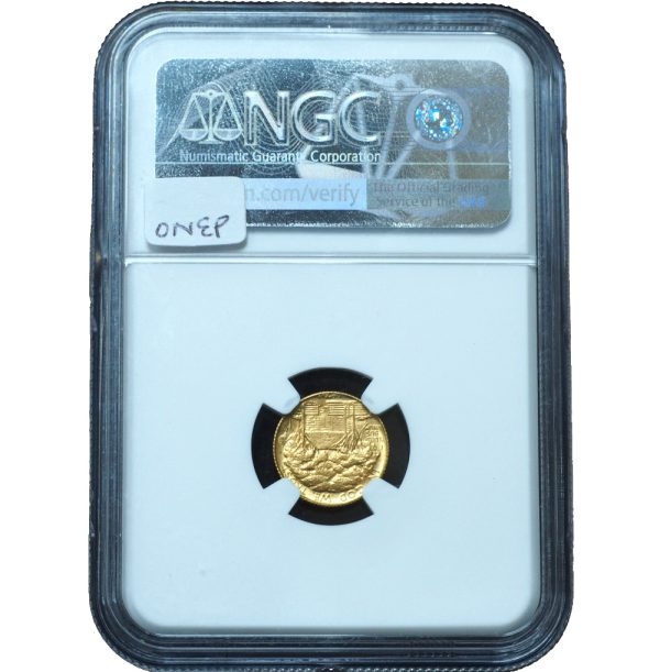 1922 Grant with Star Gold $1 Commemorative MS66+ NGC & CAC