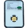 1922 Grant with Star Gold $1 Commemorative MS66+ NGC & CAC