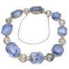 40 carat Ceylon Sapphire GIA Unheated Victorian Bracelet