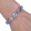 40 carat Ceylon Sapphire GIA Unheated Victorian Bracelet Worn