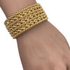 Alternating Link Statement Bracelet 14KY