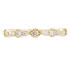 Alternating Round & Marquise Diamond Band 14KY