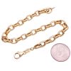 Chunky Oval Link Bracelet 14K Gold 8 Length size