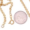 Mariner Link Chain Necklace 14K Gold 24 Length clasp