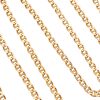 Mariner Link Chain Necklace 14K Gold 24 Length
