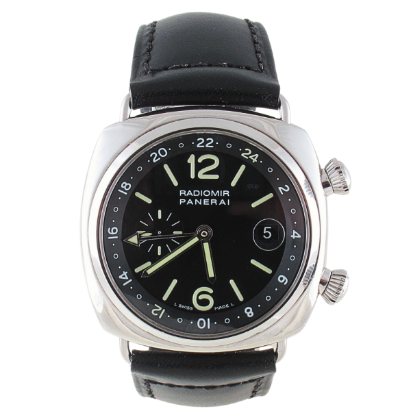 Pre-Owned 2005 Like New Panerai Radiomir GMT Model PAM00184 Front
