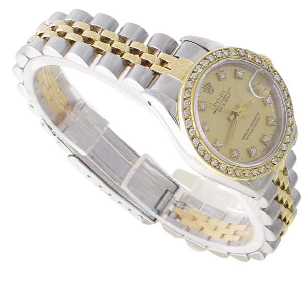 Pre-Owned Ladies 26MM Rolex Datejust (1985) Two Tone Model 69173 Right