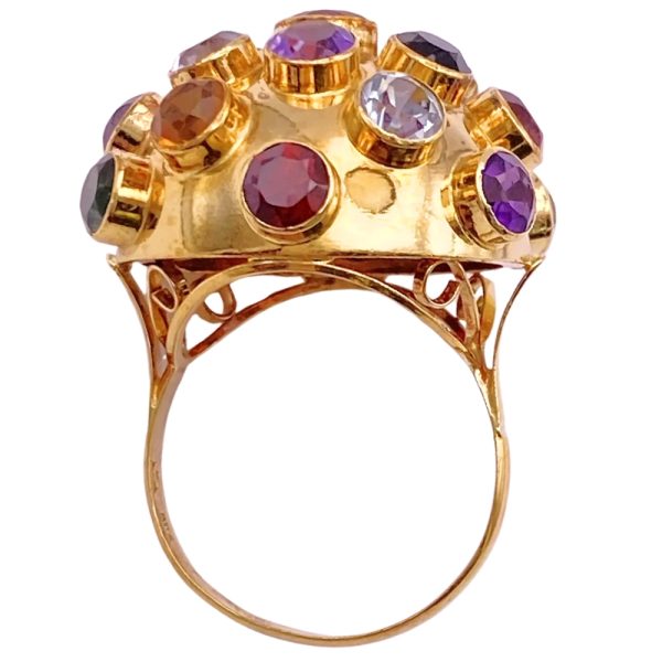 Sputnik H Stern Ring Multi Gem 18K Gold profile