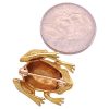 Tiffany & Co Frog Pin 18K Gold size