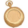 Victorian Agassiz Chronograph Pocket Watch 18K Gold back