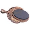 Victorian Bloodstone & Banded Agate Rotating Pendant 10K Gold side