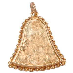 Vintage Bell Memento Locket 14K Gold