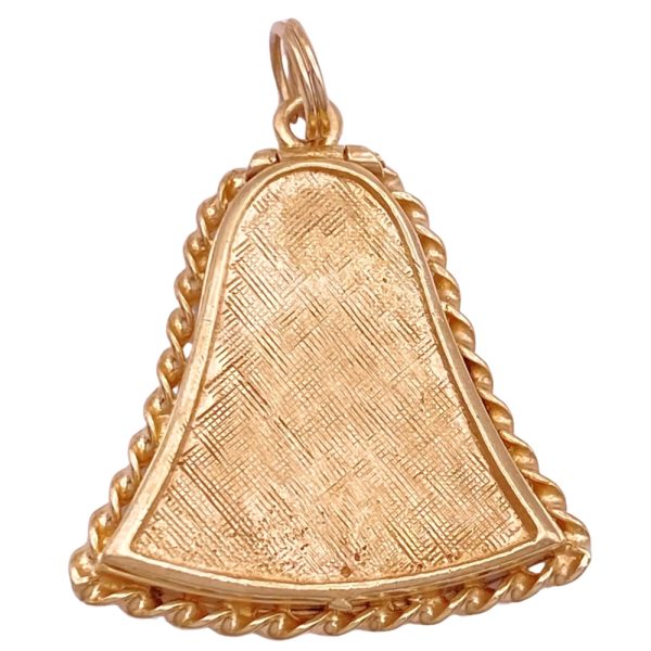 Vintage Bell Memento Locket 14K Gold