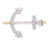 White Gold Anchor ring 14KTT