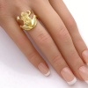 frog ring worn