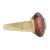 8.34ct Oval Pink Tourmaline Solitaire Ring 14K side (1)