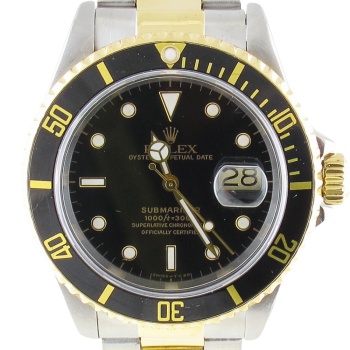 Pre-Owned Rolex 40MM Two Tone Submariner (1988) Model 16613