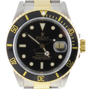 Pre-Owned Rolex 40MM Two Tone Submariner (1989) Model 16613