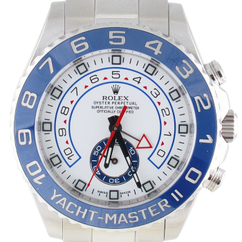 Pre-Owned Rolex 44MM Yachtmaster II (Circa 2013) Stainless Steel 116680